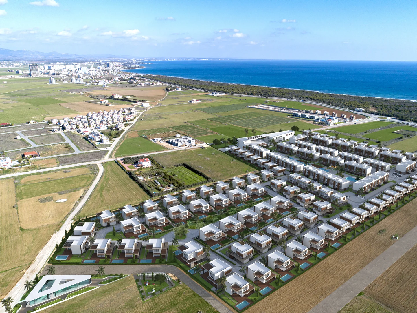 İskele Ötüken La İsla Villas Projesinde Satılık Lüks ve Geniş  1+1 Daire - Kaçırmayın!