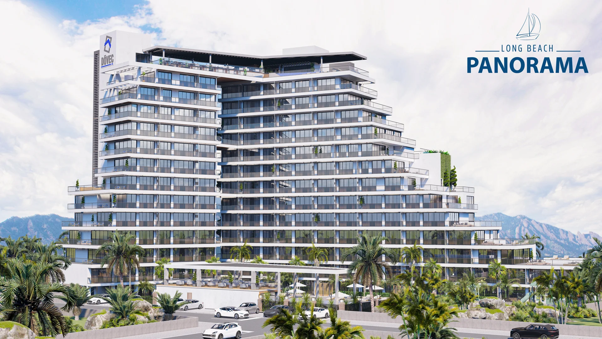 İSKELE LONG BEACH DENİZE EN YAKIN RESİDENCE 1+1 PANORAMİK DENİZ MANZARALI 1+1 PENTHOUSE SATILIK