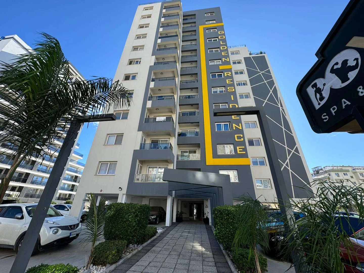 GOLDEN REZİDANS'TA KREDİYE UYGUN 11. KAT DENİZ MANZARALI SATILIK 2+1 DAİRE — Gazimağusa